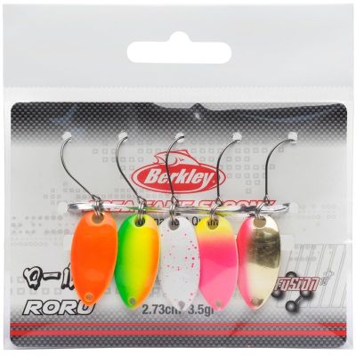 BERKLEY RORU AREA GAME SPOONS NUOVI CUCCHIAINI DA TROTA DAI COLORI ASSORTITI