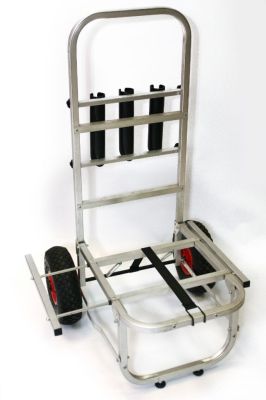 CARRELLO DA PESCA ESTENSIBILE IN ALLUMINIO 