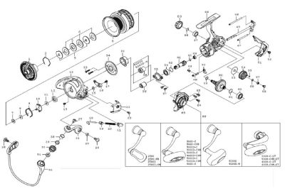 RICAMBI MULINELLI DAIWA 17 EXCELER LT 