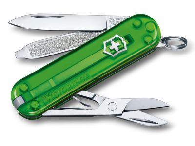 VICTORINOX CLASSIC SD TRANS. GREEN TEA