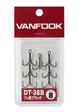 VANFOOK DT-38B STRONG FINE TREBLE HOOK