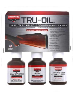 BIRCHWOOD TRU OIL GUN STOCK FINISH KIT