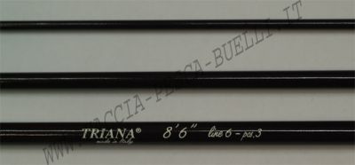 TRIANA GREZZO CANNA DA MOSCA 8.6 IN 3 PEZZI LINE 6