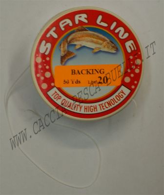 STAR LINE BACKING 20LB/50YDS BIANCO
