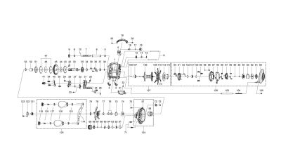 RICAMBI PER MULINELLI ABU GARCIA REVO4 WNCH-L