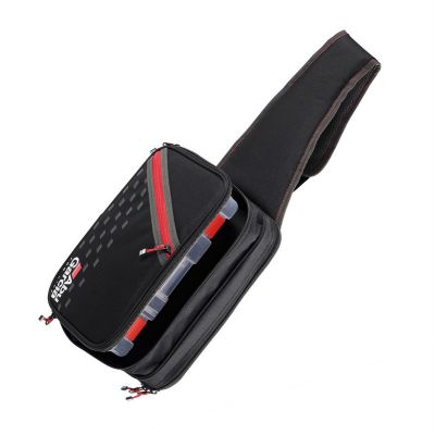 ABU GARCIA | SLING BAG MONOSPALLA CON 2 BOX PORTA ARTIFICIALI