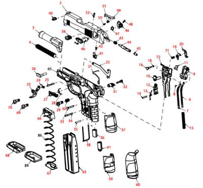 ESPLOSO BERETTA PX4 STORM 