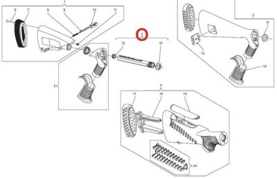 BENELLI ASSIEME TUBO GUIDA MOLLA BIELLA PER SUPERNOVA E M3 (07)