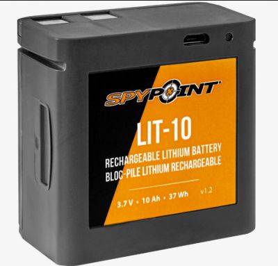 SPYPOINT LIT-10 BATTERY PACK - BATTERIA RICARICABILE PER FOTO TRAPPOLE 