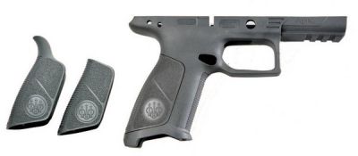 BERETTA APX RICAMBIO KIT FUSTO IN POLIMERO COLORE WOLF GRAY CON DORSALINI