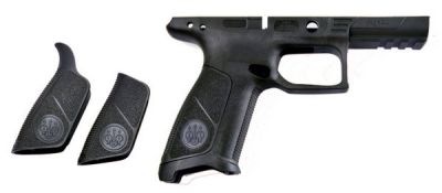 BERETTA APX RICAMBIO KIT FUSTO IN POLIMERO COLORE BLACK CON DORSALINI