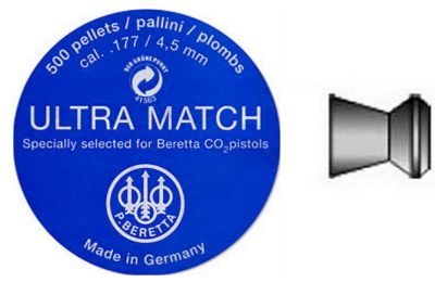 BERETTA ULTRA MATCH - PIOMBINI CAL. 4.5 - 500 PZ