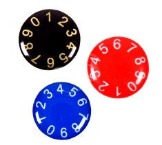 BOOSTER ADESIVI NUMERATI PER REGOLAZIONE 