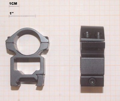 ATTACCO TORCIA PER SLITTA WEAVER CON DIAMETRO DA 1'' (2.5 mm)