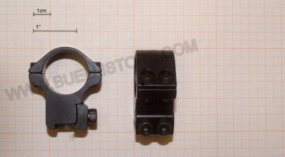 SPORTS MATCH ATTACCO MEDIO PER TUBO DA 1" PER SLITTE DA 11 mm  