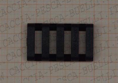 B&T PROTEZIONE PER SLITTE WEAVER - IN GOMMA NERA 4.5 cm 