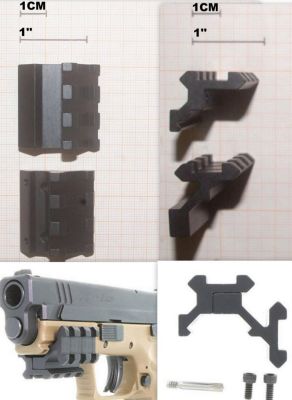 LASERLYTE - BASE WEAVER DOPPIA PER PISTOLE