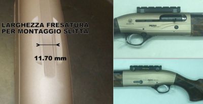 BERETTA INTERFACCIA PICATINNY PER SERIE A300OUTLANDER/303/304/390/400 - AL390/391 PER CAL. 12-20-28