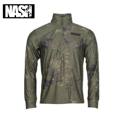 NASH TACKLE - MAGLIA ESTIVA MANICHE LUNGHE DA PESCA, TRASPIRANTE E LEGGERA 