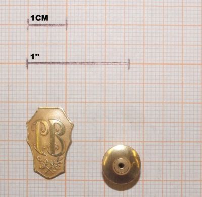 BERETTA - SPILLETTA / SUDETTO IN ORO 14 KT CON LOGO PB