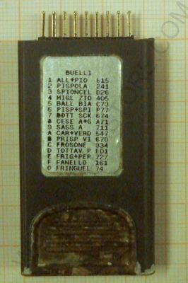 BERETTI SCHEDA 8 CANTI PER C36 T USATA 