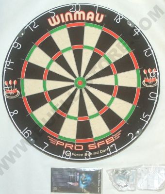 WINMAU PRO SFB - BERSAGLIO PROFESSIONALE PER FRECCETTE CON PUNTA METALLICA 