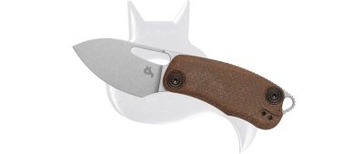 NIX COLTELLO CHIUDIBILE BLACK FOX  MANICO MICARTA MARRONE