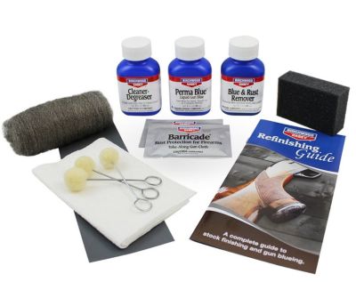 BIRCHWOOD - PERMA BLUE LIQUID GUN BLUE KIT - KIT PER BRUNITURA FINITURA BLU/ NERO