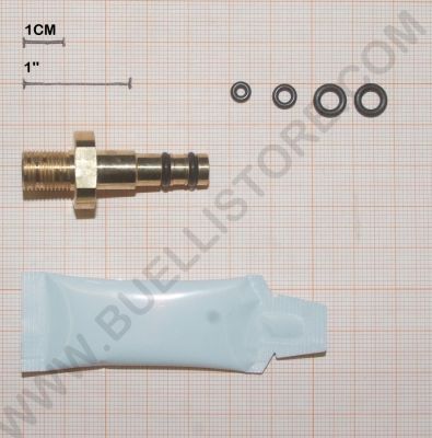 ADATTATORE SPINOTTO IN OTTONE PER CARABINA PCP BSA BUCCANEER E GAMO COYOTE