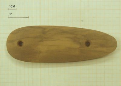 CALCIOLI IN LEGNO PER FUCILI CON INTERASSE DA 80mm ALTEZZA DA 1 CM 