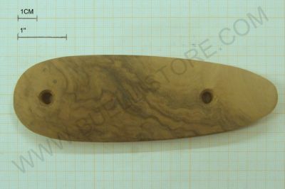 CALCIOLI IN LEGNO PER FUCILI CON INTERASSE DA 80mm ALTEZZA DA 1 CM 