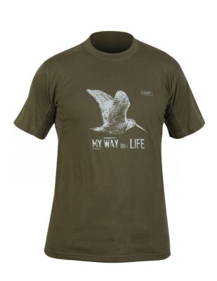 MAGLIETTA IN COTONE LEGGERA E TRASPIRANTE CON DISEGNO BECCACCIA - HART