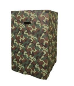 GERMAN CAPANNO DA CACCIA QUADRATO 1.15 MT MIMETICO IN COTONE ANTIRIFLESSO SENZA TETTO
