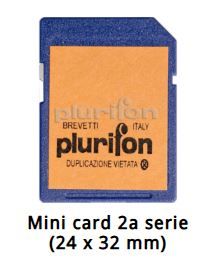 PLURIFON MINI CARD "2" STANDARD 10 CANTI N. 122
