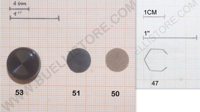 ABU GARCIA PARTI DI RICAMBIO MULINELLO BLACK MAX COD. 53 - 51 - 50 - 47