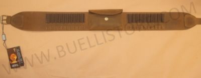 ARTIPEL CARTUCCERA IN PELLE PER CARABINA CON TASCA E 20 CELLE PER CAL. DAL 223 AL 300 W.M. 