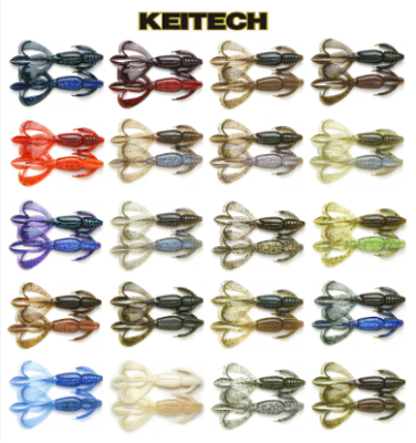 KEITECH CUSTOM WORMS - CRAZY FLAPPER