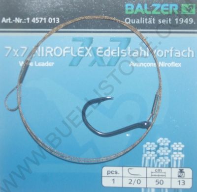 BALZER NITROFLEX 7X7 AMI LEGATI CON CAVO IN ACCIAIO 