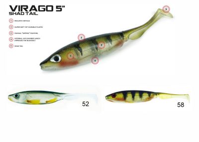 MOLIX VIRAGO 5" SHAD TAIL