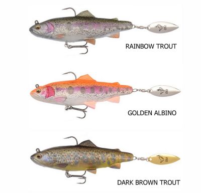  SAVAGE GEAR - 4D TROUT SPIN SHAD - 11CM - 40G - MEDIUM SINKING