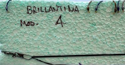 MONTATURA 10 AMI DEL 14 - BRILLANTINATA N. 4 - BLU, OLIVA, NERO E GRIGIO