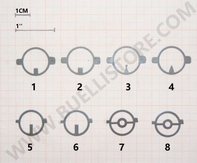 DIANA RICAMBIO FOGLIETTE MIRINO PER PISTOLE MODELLO 6 