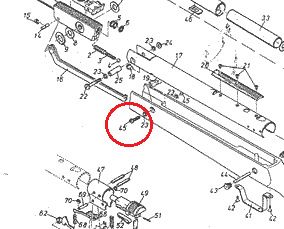 DIANA VITI DI RICAMBIO CALCIO PER MODELLI 45 N. ESPLOSO 45