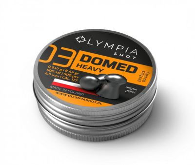 OLYMPIA SHOT DOMED HEAVY 0.547g cal. 4,5 (.177) - 500pz.