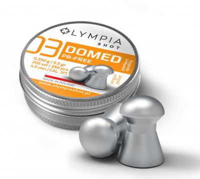 OLYMPIA SHOT DOMED PB-FREE 0.35g cal. 4,5 (.177) - 250pz.