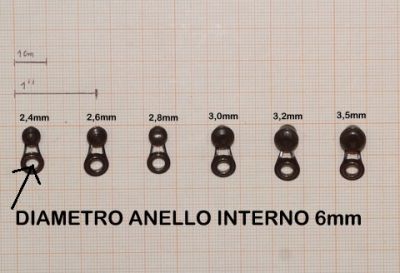 ANELLI SCORREVOLI MODELLO BSMTG 6  DISPONIBILI IN VARIE DIAMETRI DI FORO PER L'INNESTO