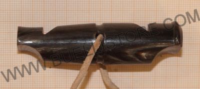 FISCHIETTO PER CANI IN VERO CORNO DOPPIA EMISSIONE DEL SUONO - 9 cm 