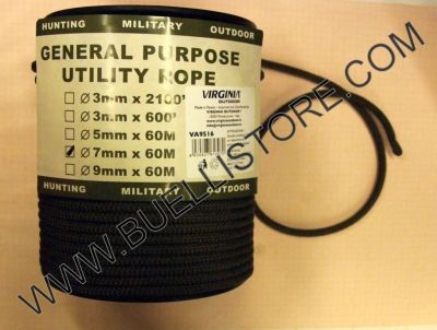 VIRGINIA CORDA VERDE MILITARE 60mt X 7mm