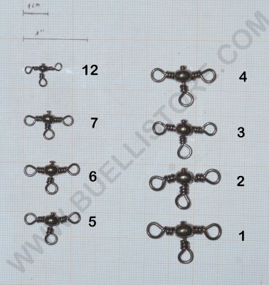 GIRELLE TRIPLE A T PER MONTATURE CON UTILIZZO DI BRACCETTO 