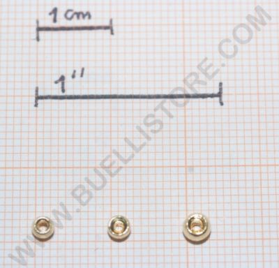 CROWN TESTINE LISCE IN TUNGSTENO COLORE ORO 